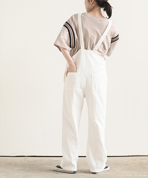 rps（アールピーエス）の「デニムワイドコンビネゾン（サロペット/オーバーオール・レディース・ブルー/ブルー系その他/オフホワイト/インディゴブルー/アイボリー・M/L）」の13枚目の写真