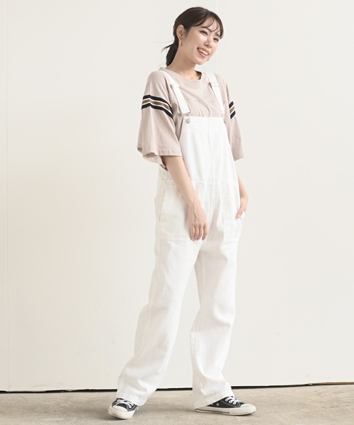 rps（アールピーエス）の「デニムワイドコンビネゾン（サロペット/オーバーオール・レディース・ブルー/ブルー系その他/オフホワイト/インディゴブルー/アイボリー・M/L）」の15枚目の写真