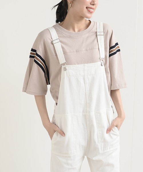 rps（アールピーエス）の「デニムワイドコンビネゾン（サロペット/オーバーオール・レディース・ブルー/ブルー系その他/オフホワイト/インディゴブルー/アイボリー・M/L）」の19枚目の写真