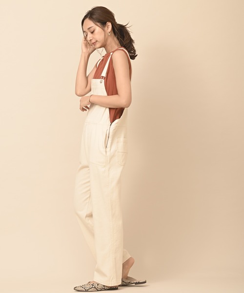 rps（アールピーエス）の「デニムワイドコンビネゾン（サロペット/オーバーオール・レディース・ブルー/ブルー系その他/オフホワイト/インディゴブルー/アイボリー・M/L）」の21枚目の写真