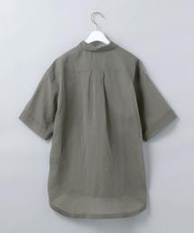 roku 6 シアーシャツ sukeオーガンジーブラウス　6d dalia 6（ロク）の「＜6(ROKU)＞スケ シャツ:（シャツ/ブラウス）」 - WEAR