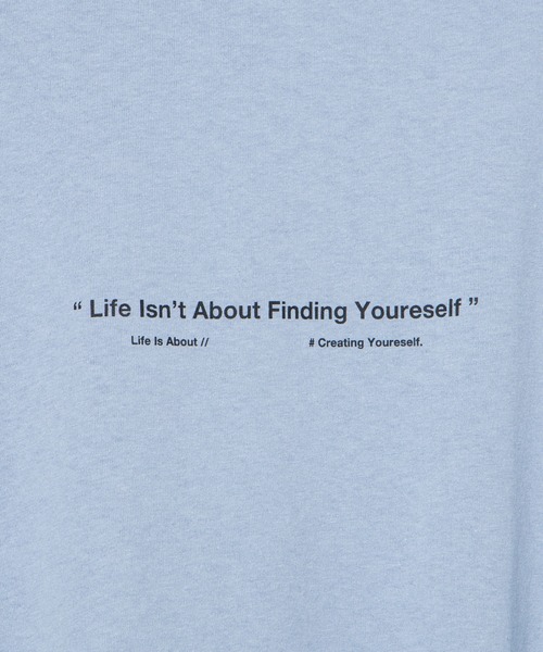 WEGO（ウィゴー）の「WEGO/サイドカラーブロックビッグシルエットTシャツ（Tシャツ/カットソー・メンズ・ホワイト/ブルー系その他・MEDIUM/LARGE）」の22枚目の写真