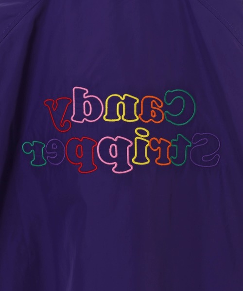 Candy Stripper（キャンディストリッパー）の「CANDY LOGO コーチ ジャケット（その他アウター・レディース・ブラック×ホワイト/ブラック系その他/パープル・2）」の19枚目の写真