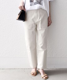【WEB限定】ストレッチ ベーシック ベイカー パンツ