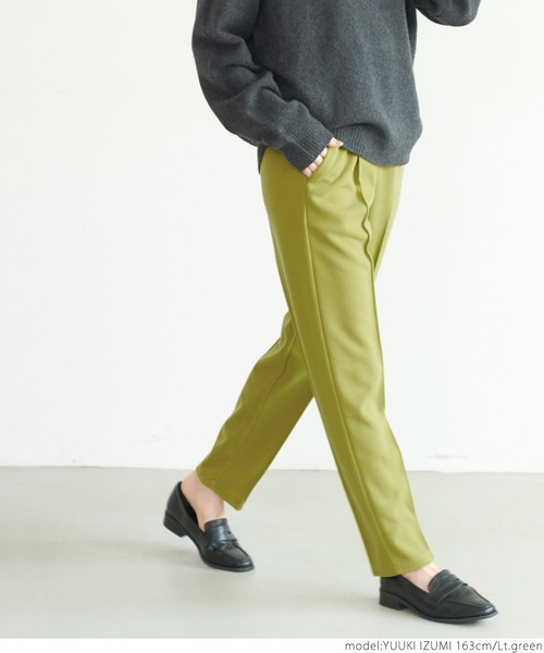 coca（coca）（コカ）の「起毛センタープレスパンツ（その他パンツ・レディース・ブラック/ブルー/アイボリー/ライトグリーン・ONE SIZE）」の16枚目の写真