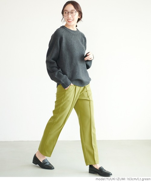 coca（coca）（コカ）の「起毛センタープレスパンツ（その他パンツ・レディース・ブラック/ブルー/アイボリー/ライトグリーン・ONE SIZE）」の18枚目の写真