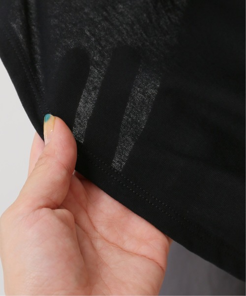 SLOBE IENA（スローブイエナ）の「スリットネックTEE【手洗い可能】◆（Tシャツ/カットソー・レディース・ブラック/アイボリー/ブラウン・FREE）」の18枚目の写真