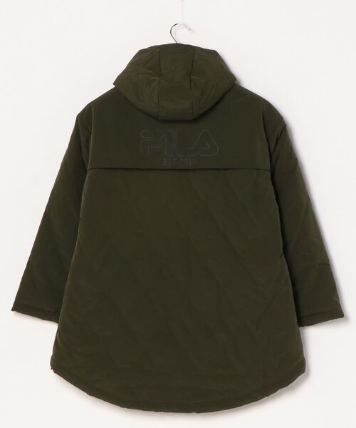 FILA(フィラ)の「<FILA/フィラ>裏ボアフリースキルティングコート(ブルゾン・レディース・ブラック/カーキ/ベージュ/ライトグレー・LL/M/L)」の5枚目の写真