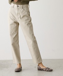 AZUL by moussy（アズールバイマウジー）の「COLOR DENIM TAPERED/カラーデニムテーパード（デニムパンツ・レディース）」