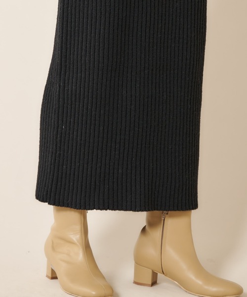 SHENERY（シーナリー）の「バックシャンリブニットワンピース