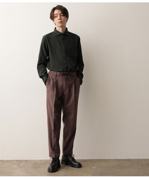 JUNRED（ジュンレッド）の「ツイルコットン起毛シャツ（シャツ/ブラウス・メンズ・グリーン/ブルー/ホワイト/オレンジ・M/L/LL）」の17枚目の写真