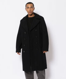 schott | Schott/ショット/LONG MELTON PEACOAT/ロング メルトン ピーコート(ステンカラーコート)