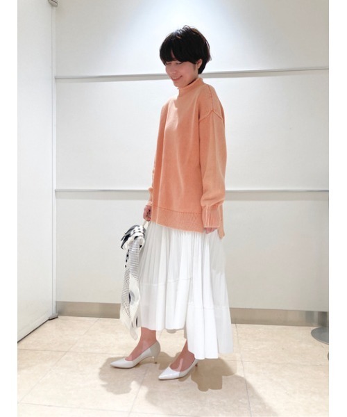 LOULOU WILLOUGHBY】ティアードプリーツスカート 