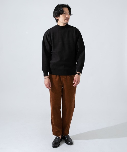 URBAN RESEARCH ROSSO MEN(アーバンリサーチロッソメン)の「ミラノリブモックネックニット(ニット/セーター・メンズ・ブラック/チャコールグレー/グレー系その他/ネイビー/ブルー系その他・SMALL/MEDIUM/LARGE/X-LARGE)」の18枚目の写真