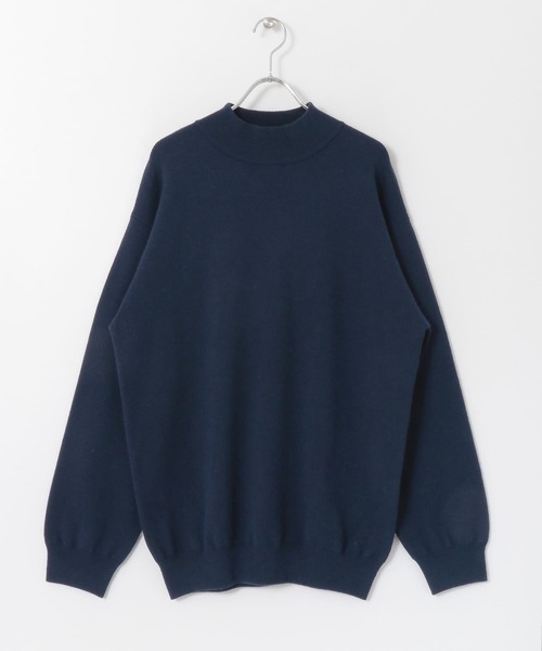 URBAN RESEARCH ROSSO MEN(アーバンリサーチロッソメン)の「ミラノリブモックネックニット(ニット/セーター・メンズ・ブラック/チャコールグレー/グレー系その他/ネイビー/ブルー系その他・SMALL/MEDIUM/LARGE/X-LARGE)」の17枚目の写真