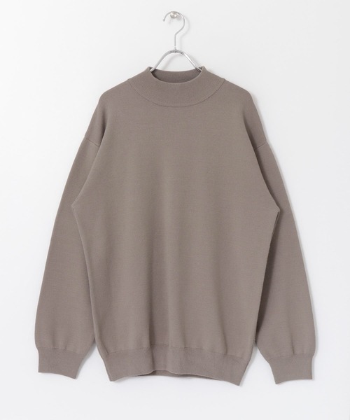 URBAN RESEARCH ROSSO MEN(アーバンリサーチロッソメン)の「ミラノリブモックネックニット(ニット/セーター・メンズ・ブラック/チャコールグレー/グレー系その他/ネイビー/ブルー系その他・SMALL/MEDIUM/LARGE/X-LARGE)」の16枚目の写真