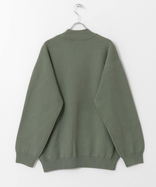 URBAN RESEARCH ROSSO MEN(アーバンリサーチロッソメン)の「ミラノリブモックネックニット(ニット/セーター・メンズ・ブラック/チャコールグレー/グレー系その他/ネイビー/ブルー系その他・SMALL/MEDIUM/LARGE/X-LARGE)」の11枚目の写真