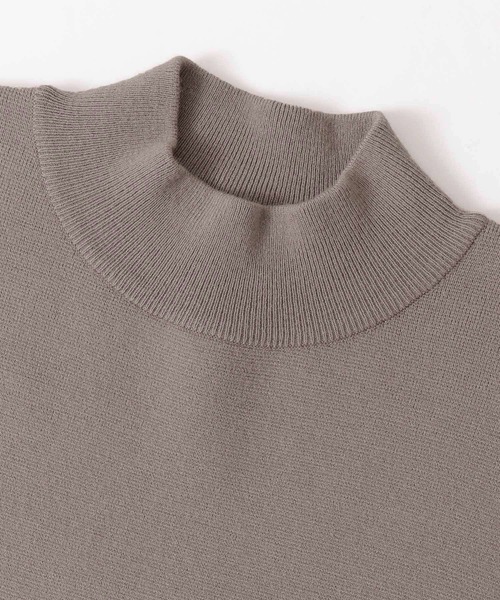 URBAN RESEARCH ROSSO MEN(アーバンリサーチロッソメン)の「ミラノリブモックネックニット(ニット/セーター・メンズ・ブラック/チャコールグレー/グレー系その他/ネイビー/ブルー系その他・SMALL/MEDIUM/LARGE/X-LARGE)」の8枚目の写真
