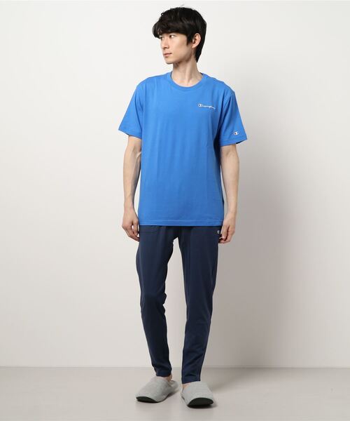 Champion メンズルームウェア 綿100 天竺半袖パジャマ 胸刺繍 ルームウェア パジャマ Champion チャンピオン のファッション通販 Zozotown