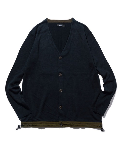 glamb(グラム)の「Nixon cardigan / ニクソンカーディガン(カーディガン/ボレロ・メンズ・ブラック/ブルー・L/M/S)」の2枚目の写真