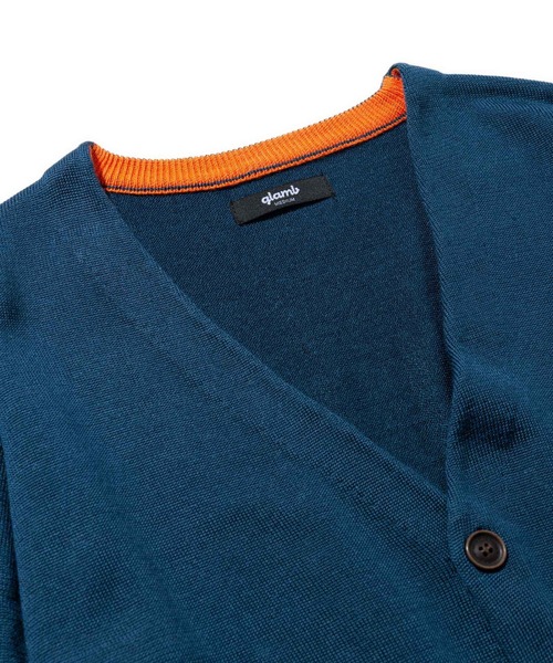 glamb(グラム)の「Nixon cardigan / ニクソンカーディガン(カーディガン/ボレロ・メンズ・ブラック/ブルー・L/M/S)」の5枚目の写真