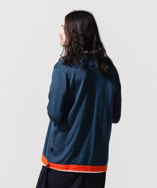 glamb(グラム)の「Nixon cardigan / ニクソンカーディガン(カーディガン/ボレロ・メンズ・ブラック/ブルー・L/M/S)」の10枚目の写真