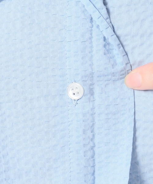 SLOBE citron.（スローブシトロン）の「SLOBE citron.セーラーフリルブラウス【手洗い可能】◆（シャツ/ブラウス・レディース・ホワイト/サックスブルー・FREE）」の12枚目の写真