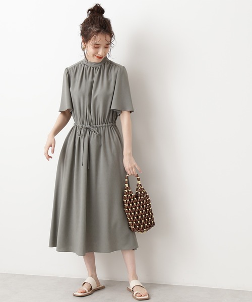 セール ハイネックギャザーワンピース ワンピース N N Natural Beauty Basic エヌエヌナチュラルビューティーベーシック のファッション通販 Zozotown