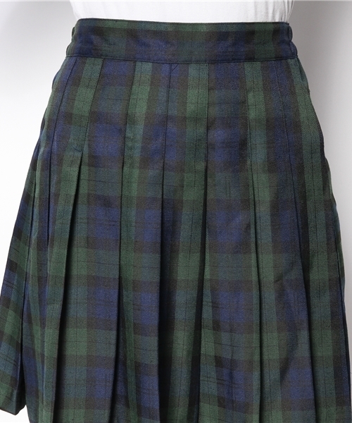 Chico（チコ）の「プリーツチェックミニSKT（スカート・レディース・ダークグリーン・FREE）」の5枚目の写真