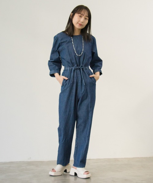 Kastane（カスタネ）の「バルキーヒール厚底サンダル（サンダル・レディース・ブラック/グリーン系その他/アイボリー・38/36/39/37）」の12枚目の写真