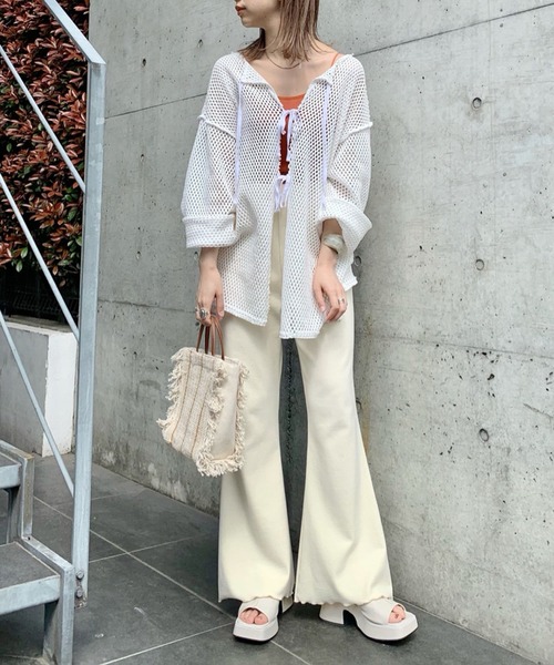 Kastane（カスタネ）の「バルキーヒール厚底サンダル（サンダル・レディース・ブラック/グリーン系その他/アイボリー・38/36/39/37）」の14枚目の写真