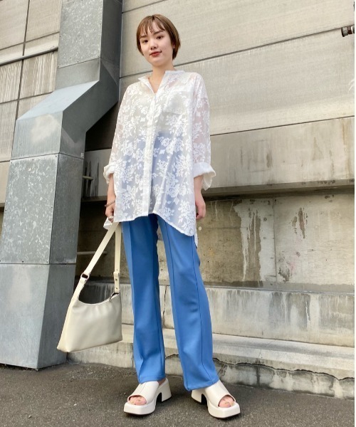 Kastane（カスタネ）の「バルキーヒール厚底サンダル（サンダル・レディース・ブラック/グリーン系その他/アイボリー・38/36/39/37）」の21枚目の写真