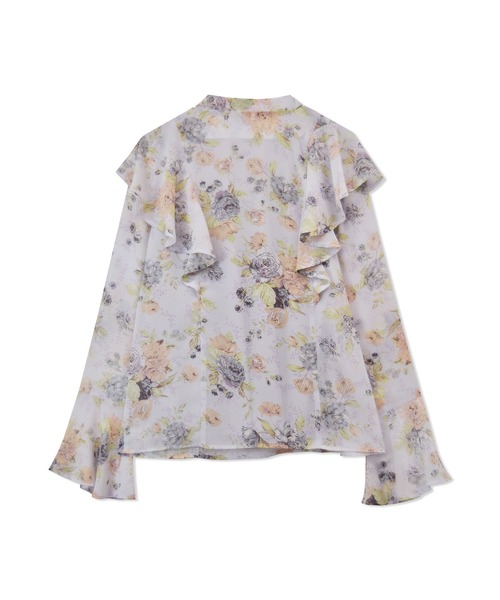 ANDGEEBEE（アンジービー）の「フラワーブラウス（シャツ/ブラウス・レディース・ラベンダー/ブルー・MEDIUM）」の16枚目の写真