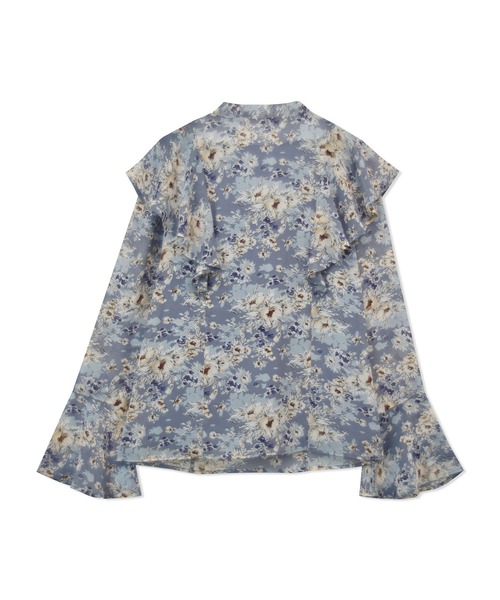 ANDGEEBEE（アンジービー）の「フラワーブラウス（シャツ/ブラウス・レディース・ラベンダー/ブルー・MEDIUM）」の12枚目の写真