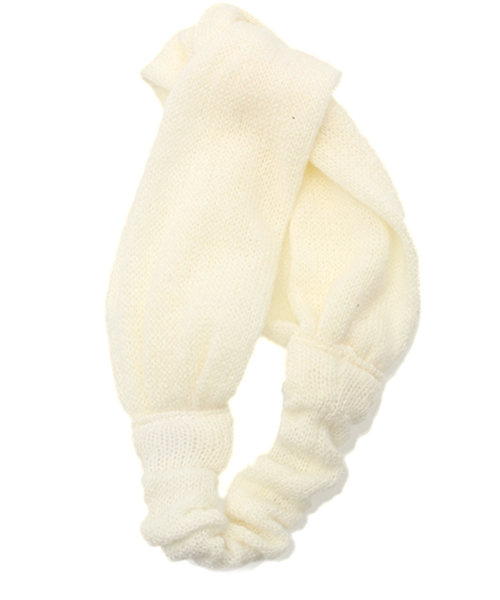 Ray BEAMS(レイビームス)の「Ray BEAMS / ニット ヘアバンド(ヘアバンド・レディース・ホワイト/グレー/ネイビー・ONE SIZE)」の2枚目の写真