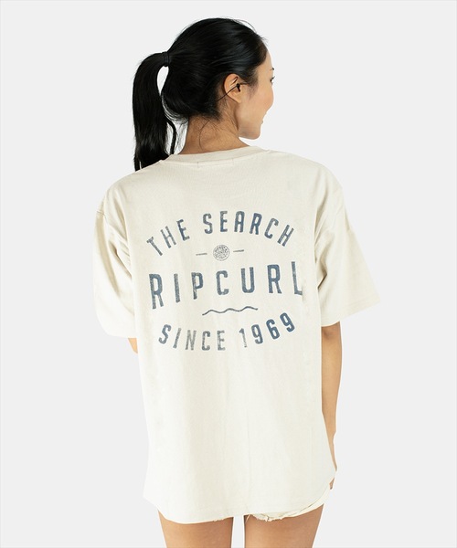rip curl(リップカール)の「【RIP CURL リップカール】レディースバックプリント半袖Tシャツ(Tシャツ/カットソー・レディース・ベージュ/ブラック/オフホワイト・MEDIUM/LARGE)」の2枚目の写真