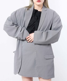 WC | ミニギンガムベルト付きジャケット(その他アウター)