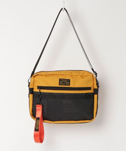 AVIREX（アヴィレックス）の「【バッグ】ダンテⅢ ｽｸｴｱｼｮﾙﾀﾞｰﾊﾞｯｸ/DANTEⅢ SQUARE SHOULDER BAG/アヴィレックス/AVIREX（ショルダーバッグ・レディース・ブラック/オリーブ/イエロー・FREE）」の3枚目の写真