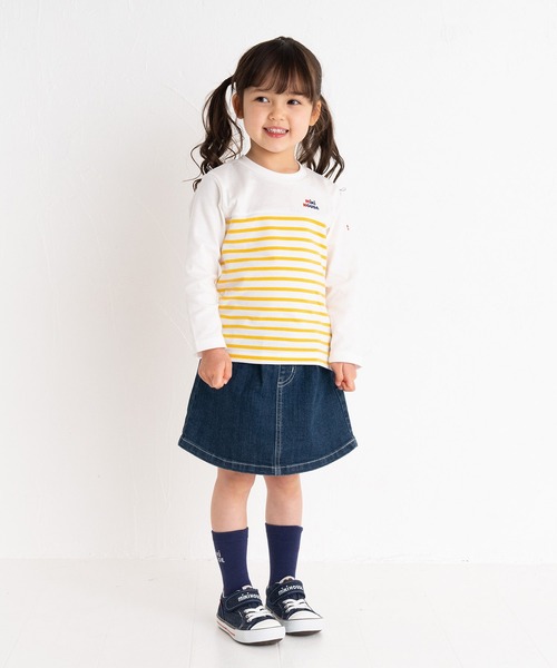 MIKI HOUSE(ミキハウス)の「mロゴキッズシューズ(スニーカー・キッズ・レッド/インディゴブルー/マルチ/ホワイト・17cm/18cm/19cm/16cm)」の5枚目の写真