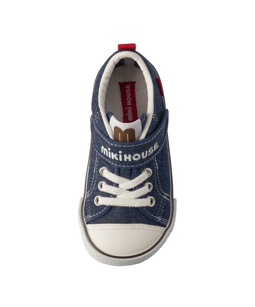 MIKI HOUSE(ミキハウス)の「mロゴキッズシューズ(スニーカー・キッズ・レッド/インディゴブルー/マルチ/ホワイト・17cm/18cm/19cm/16cm)」の16枚目の写真