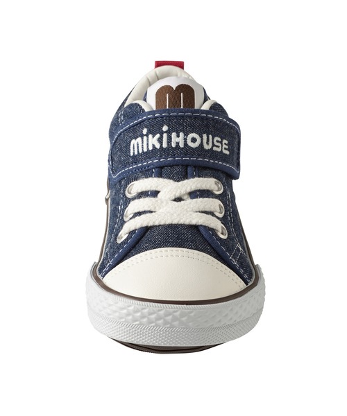 MIKI HOUSE(ミキハウス)の「mロゴキッズシューズ(スニーカー・キッズ・レッド/インディゴブルー/マルチ/ホワイト・17cm/18cm/19cm/16cm)」の19枚目の写真