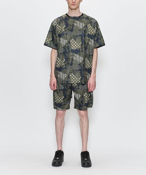 rajabrooke（ラジャブルック）の「＜rajabrooke＞ BATIK FOOTBALL TOP/Tシャツ（Tシャツ/カットソー・メンズ・ワインレッド/ネイビー・MEDIUM/LARGE）」の3枚目の写真