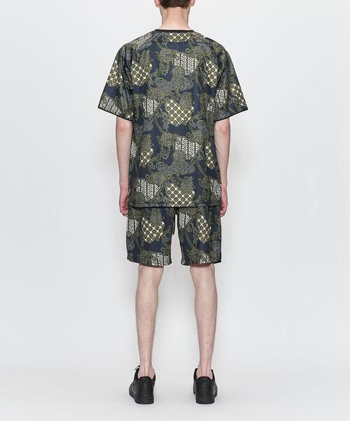 rajabrooke（ラジャブルック）の「＜rajabrooke＞ BATIK FOOTBALL TOP/Tシャツ（Tシャツ/カットソー・メンズ・ワインレッド/ネイビー・MEDIUM/LARGE）」の5枚目の写真