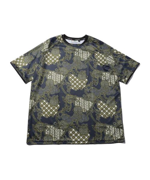 rajabrooke（ラジャブルック）の「＜rajabrooke＞ BATIK FOOTBALL TOP/Tシャツ（Tシャツ/カットソー・メンズ・ワインレッド/ネイビー・MEDIUM/LARGE）」の6枚目の写真