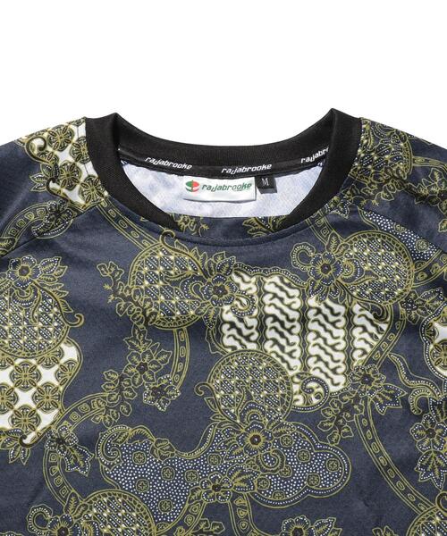 rajabrooke（ラジャブルック）の「＜rajabrooke＞ BATIK FOOTBALL TOP/Tシャツ（Tシャツ/カットソー・メンズ・ワインレッド/ネイビー・MEDIUM/LARGE）」の8枚目の写真