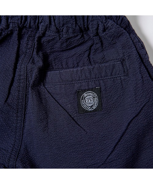 RAD CUSTOM（ラッドカスタム）の「RAD CUSTOM/ウエストベルト付き カラー ハーフパンツ（その他パンツ・キッズ・ネイビー/ブラウン・150/140/130/160/120）」の4枚目の写真