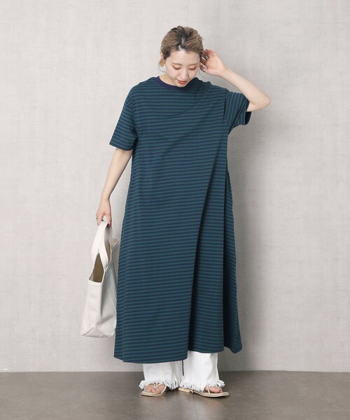 FREAK'S STORE（フリークスストア）の「【WEB限定】フレアマキシワンピース（ワンピース・レディース・ナチュラル/ライトグレー/ブラック/ピンク/ネイビー/ベージュ×ブラック/ホワイト×ブラック・ﾌﾘ-）」の17枚目の写真