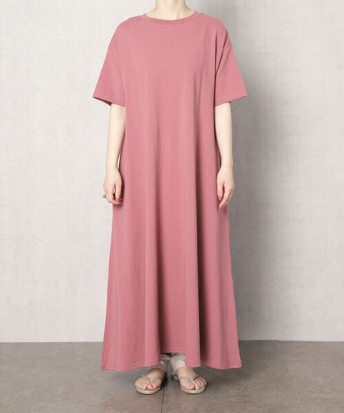 FREAK'S STORE（フリークスストア）の「【WEB限定】フレアマキシワンピース（ワンピース・レディース・ナチュラル/ライトグレー/ブラック/ピンク/ネイビー/ベージュ×ブラック/ホワイト×ブラック・ﾌﾘ-）」の12枚目の写真