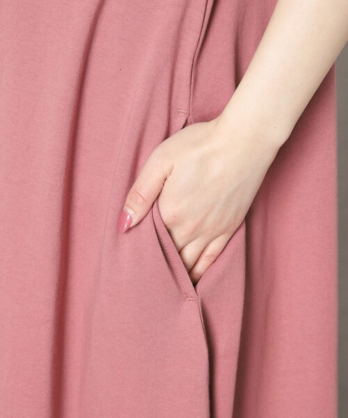 FREAK'S STORE（フリークスストア）の「【WEB限定】フレアマキシワンピース（ワンピース・レディース・ナチュラル/ライトグレー/ブラック/ピンク/ネイビー/ベージュ×ブラック/ホワイト×ブラック・ﾌﾘ-）」の14枚目の写真