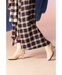 AULA AILA（アウラアイラ）の「ストレッチショートブーツ（ブーツ）」